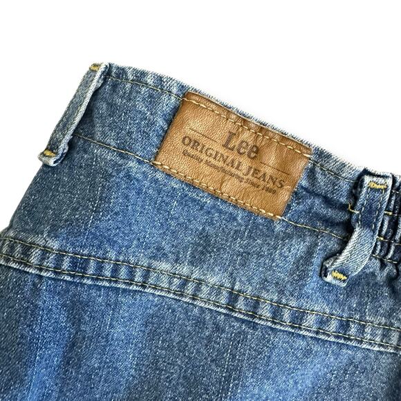 Lee Denim Shorts Men’s 14 M Elastic Waist Relaxed Fit Vintage 90s - Picture 10 of 10